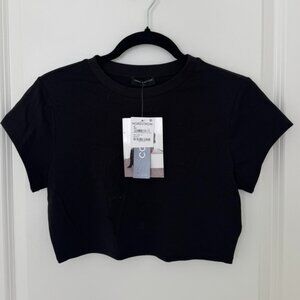 Naked Wardrobe Cropped Tee NWT